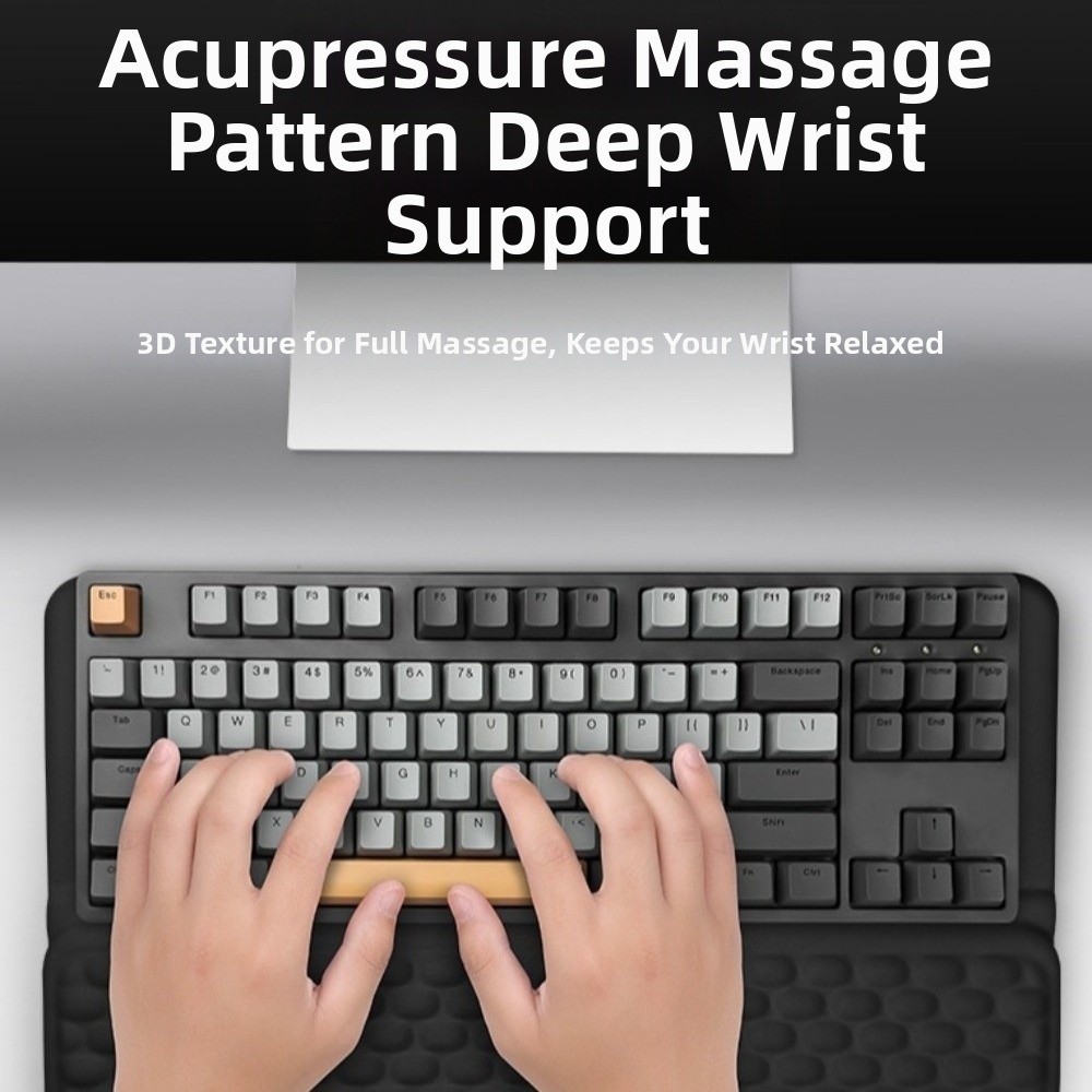 Keyboard Wrist Pad Leather - Support de clavier ergonomique antidérapant pour