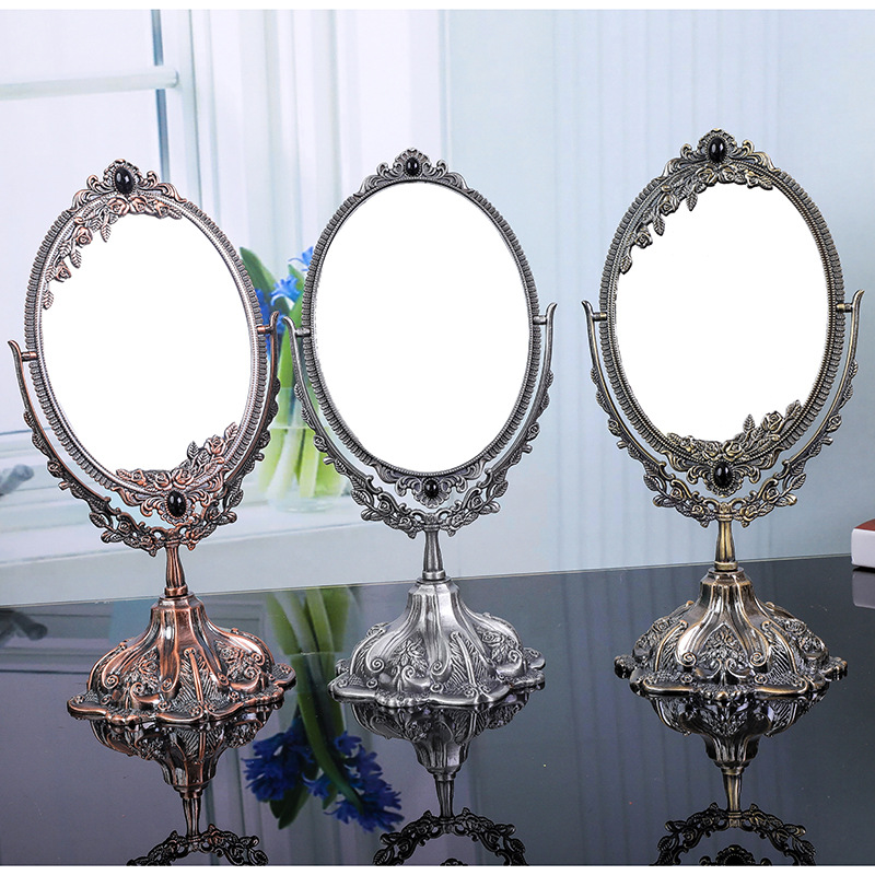 Tech Room Accessories - Miroir de maquillage rétro européen pour