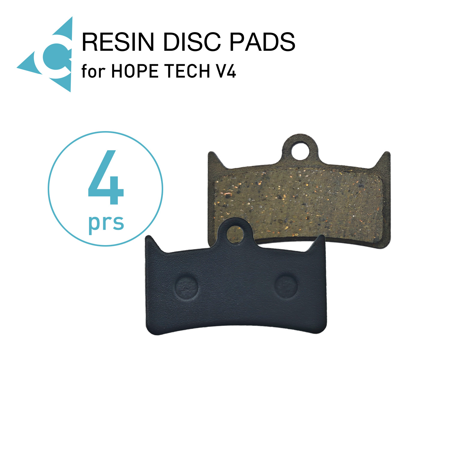 Tech Bike Accessories - 4 paires de plaquettes de frein
