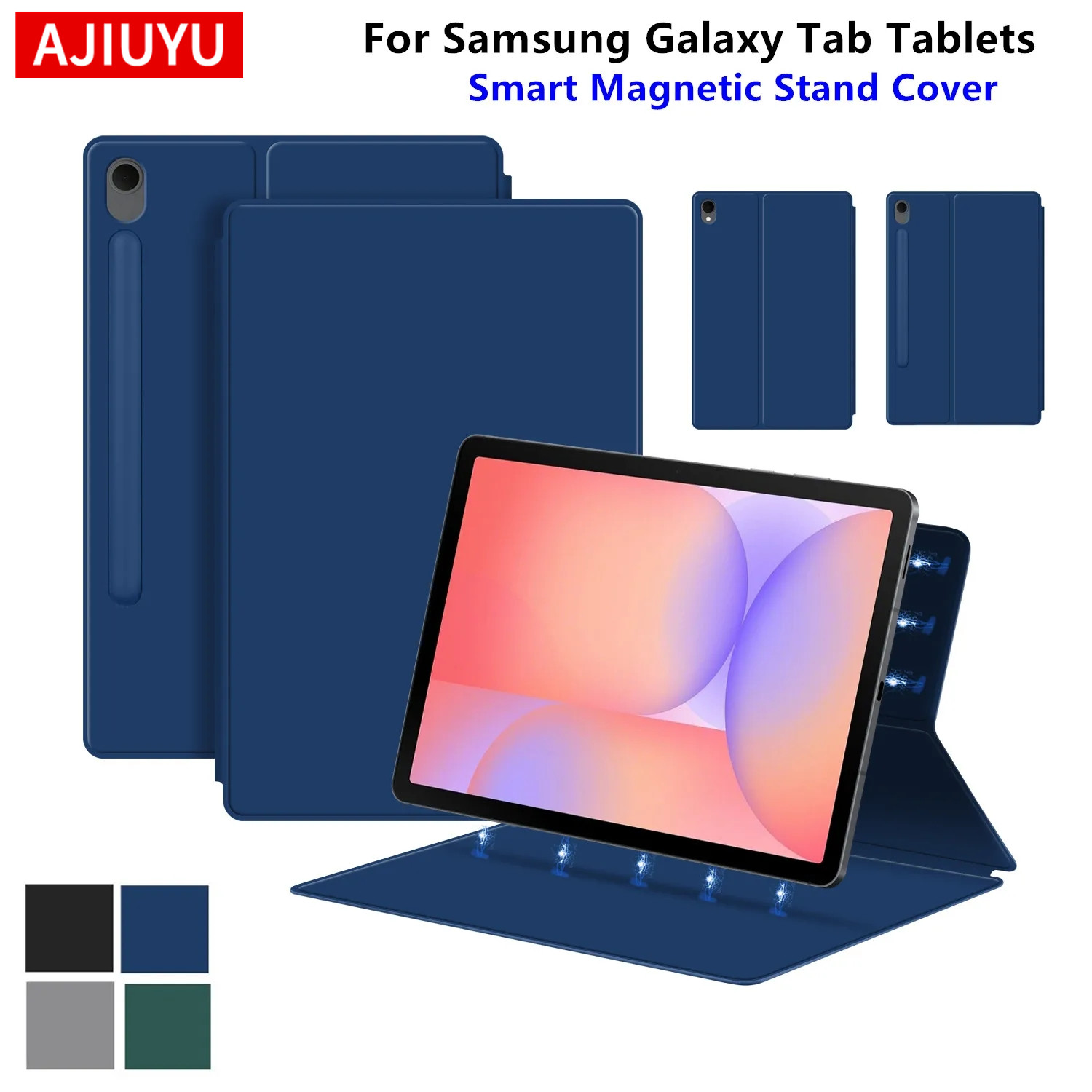 Pen Holder Magnetic - Étui magnétique pour Samsung Galaxy Tab