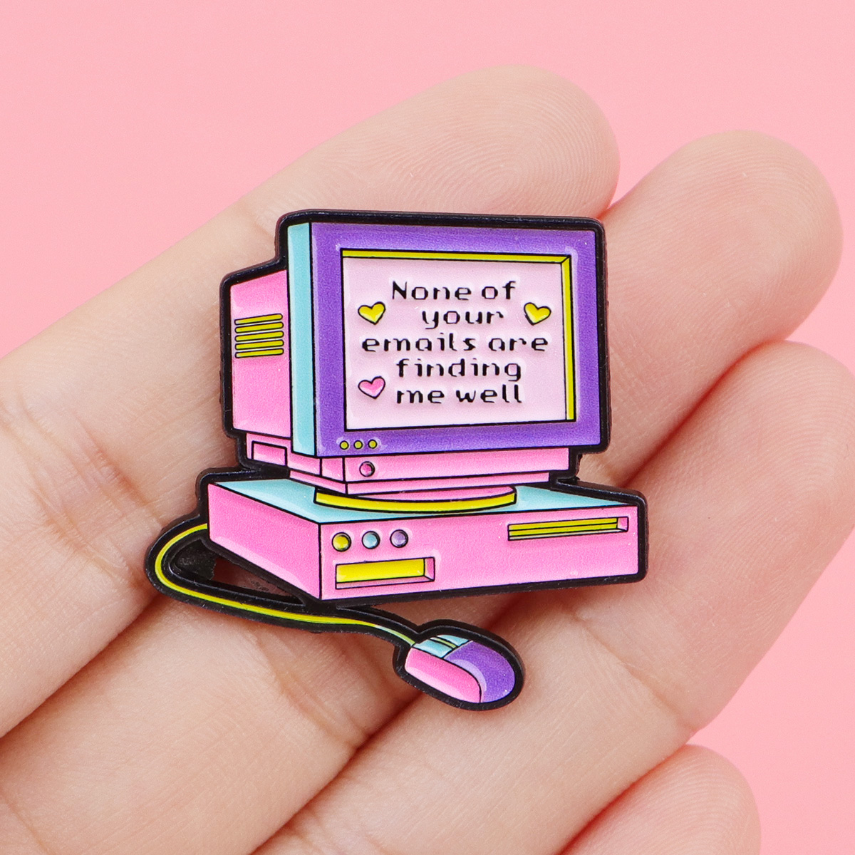 Broche en émail rétro pour ord - Tech Accessories Backpack avis et prix