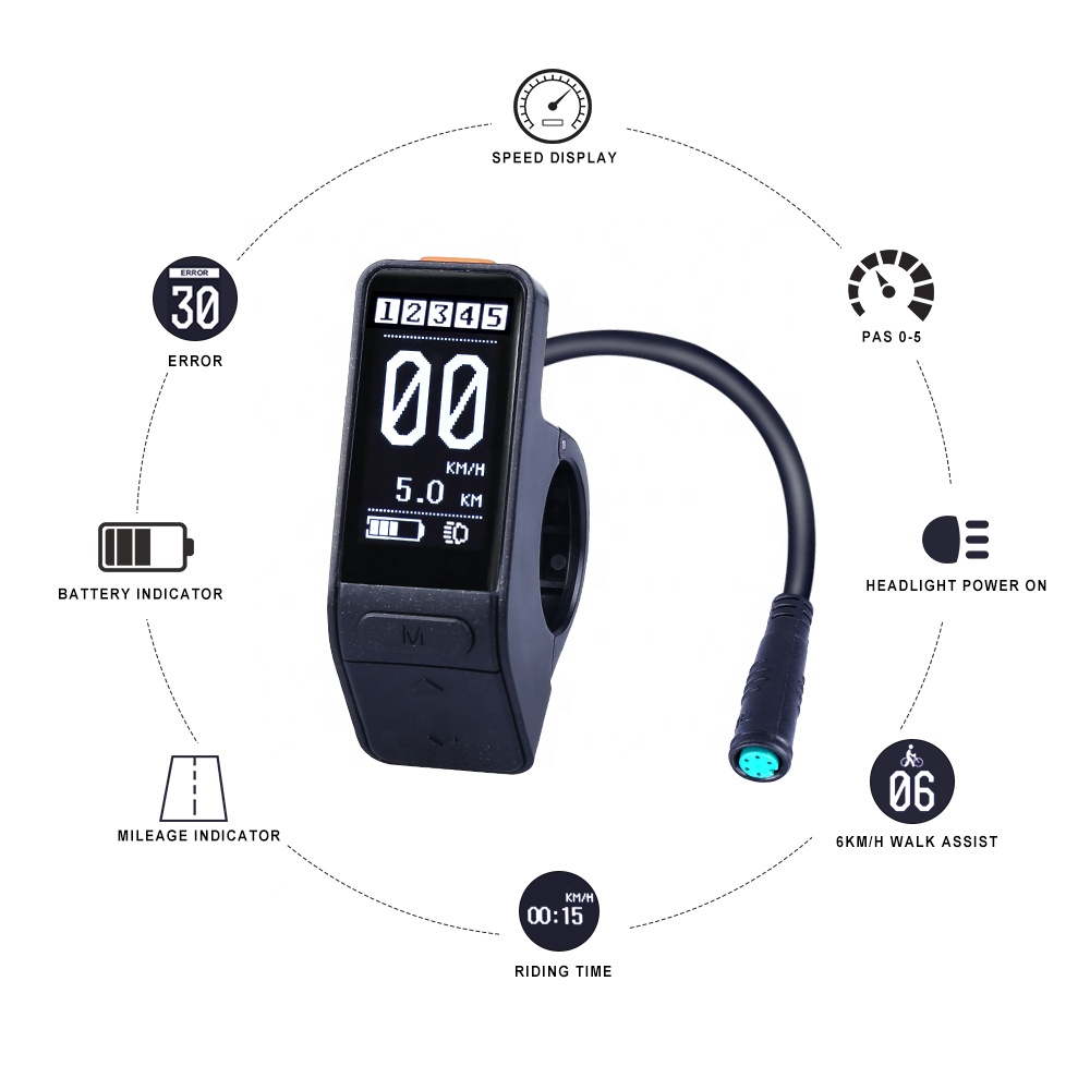 Afficheur LCD couleur étanche  - Tech Bike Accessories avis et prix