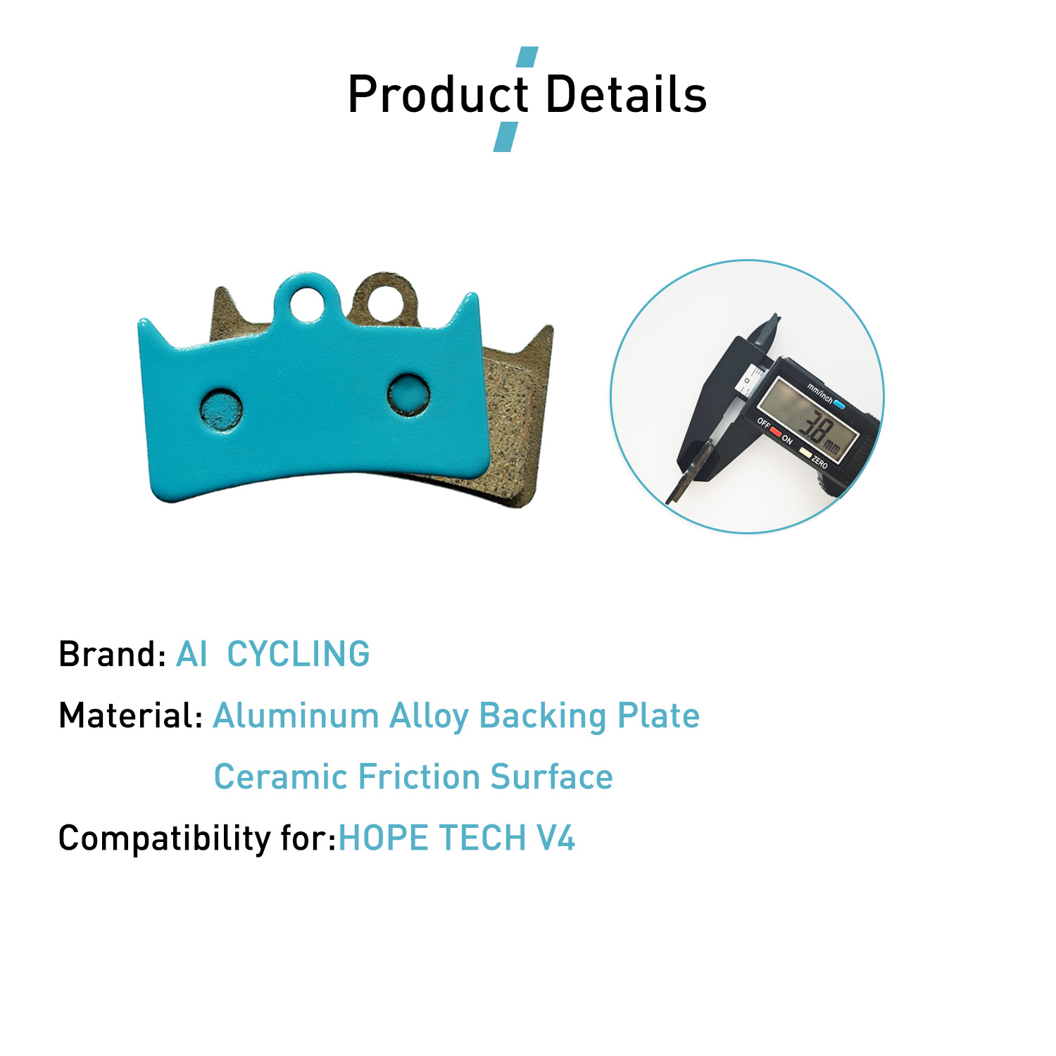 4 paires de plaquettes de frei - Tech Bike Accessories avis et prix